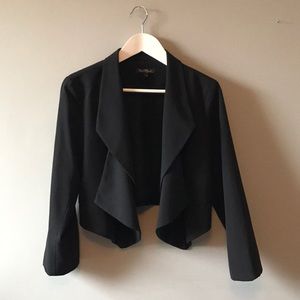 Cropped Black Blazer